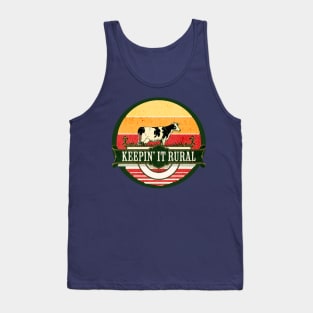 Cow Lover Keepin' It Rural Tank Top